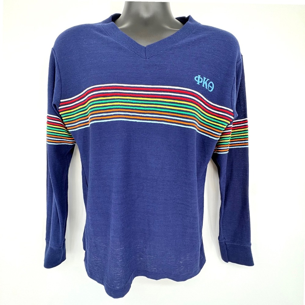 VTG Velva Sheen Men LG Phi Kappa Theta Fraternity College Long Sleeve T Shirt